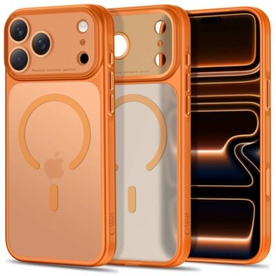 Tech-Protect Etui MagPrime MagSafe CC do Apple iPhone 17 Pro Max/18 Pro Max Pomarańczowy TPMPRPMCOR