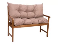 Poduszki ogrodowe - Zestaw Poduszek Na Ławkę Ogrodową I/ Lub Huśtawkę Ogrodową: 120X60cm. (Siedzisko) + 120X40cm. (Oparcie)/ Wodoodporne Pikowane Poduszki Ogrodowe, Kol.. - miniaturka - grafika 1