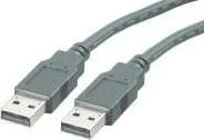 Kabel USB Roline USB-A - USB-A 0.8 m Czarny JAB-756662 - Kable USB - miniaturka - grafika 1
