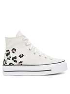 Trampki damskie - Converse Trampki Chuck Taylor All Star Lift Platform A14936C Écru - miniaturka - grafika 1