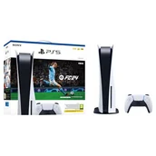 Konsole Playstation - SONY PlayStation 5 C Chassis + EA SPORTS FC 24 (do pobrania) + FC 24 Ultimate Team (voucher) - miniaturka - grafika 1