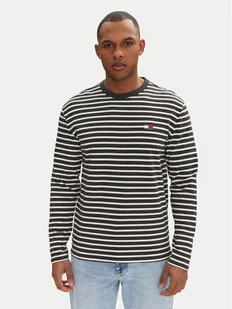 Tommy Jeans Longsleeve Breton DM0DM20803 Szary Regular Fit - Bluzy męskie - miniaturka - grafika 1