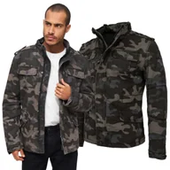 Odzież taktyczna i umundurowanie - Kurtka BRANDIT Britannia Winter Darkcamo 3XL - miniaturka - grafika 1