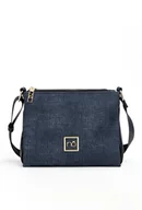 Torebki damskie - Trzykomorowa torebka crossbody Nobo denim - miniaturka - grafika 1