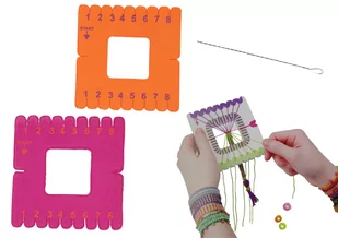 Zestaw Do Robienia Biżuterii DIY Bransoletki Mulina - Prace ręczne dla dzieci - miniaturka - grafika 2