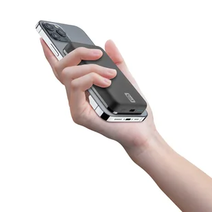 Cellularline MAG 5000 - Power bank indukcyjny 5000mAh 7.5W MagSafe (czarny) - Powerbanki - miniaturka - grafika 8