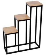 Kwietniki - Loftowy trzypoziomowy na kwiaty stojak S7-Z78 - miniaturka - grafika 1