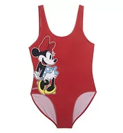 Stroje kąpielowe - CERDÁ LIFE'S LITTLE MOMENTS Damski kostium kąpielowy dla rodziny, wyprodukowany w 85% z elastanu, podszewka 100% z poliestru i figurki Minnie, oficjalny produkt licencjonowany Disney, czerwony, S - miniaturka - grafika 1