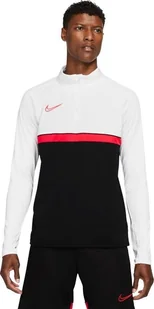 Nike Bluza męska Nike Dri-FIT Academy 21 Drill Top biało-czarna CW6110 016 XL - Bluzy męskie - miniaturka - grafika 1
