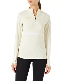 NIKE Damska bluza Academy 21 Drill Top, Mleko kokosowe/biały/Saturn Gol, XS - Bluzy damskie - miniaturka - grafika 1