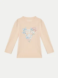 Guess Bluzka K5RI08 K6YW4 Różowy Regular Fit - Bluzki damskie - miniaturka - grafika 1