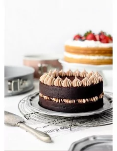 Patisse - Tortownica zapinana kominowa z dod. spodem 26cm SILVER-TOP - Formy do ciast - miniaturka - grafika 3
