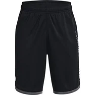 Spodenki damskie - Under Armour Chłopięce Stunt 3.0 szorty, czarny/skok szary/biały (001), młodzież XS - miniaturka - grafika 1