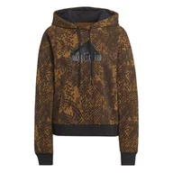 Bluzy damskie - Bluza z kapturem damska adidas FUTURE ICONS BOS wielokolorowa HT4680-XS - miniaturka - grafika 1