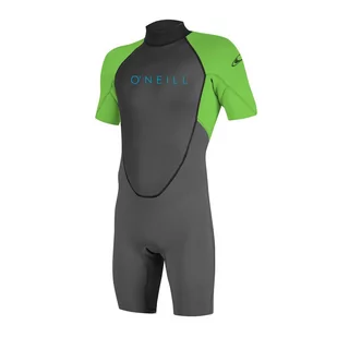 Pianka do pływania dziecięca O'Neill Reactor-2 2mm szaro-zielona 5045 16 - Pianki do pływania - miniaturka - grafika 1