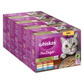 Mokra karma dla kotów - Pakiet Whiskas Pure Delight, saszetki, 48 x 85 g - Pakiet mieszany: Ragout w galarecie - miniaturka - grafika 1