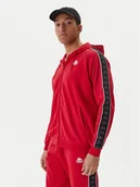 Bluzy męskie - Kappa Bluza Banda Zamin 3 331U3ZW Czerwony Regular Fit - miniaturka - grafika 1