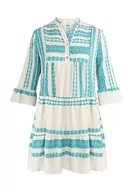 Sukienki - IZIA Damska letnia sukienka Mahisha Dress, turkusowy, XS - miniaturka - grafika 1