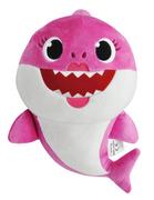 Maskotki i pluszaki - Smart Study Śpiewająca maskotka-pacynka. Baby Shark. Mommy Shark, różowa - miniaturka - grafika 1