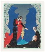 Plakaty - Empedocles and Panthea, George Barbier - plakat 60x80 cm - miniaturka - grafika 1