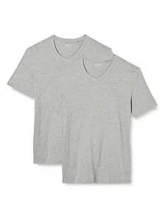 MUSTANG T-shirt męski (2 sztuki), Mid Grey Mélange 4140, L - Koszulki męskie - miniaturka - grafika 1