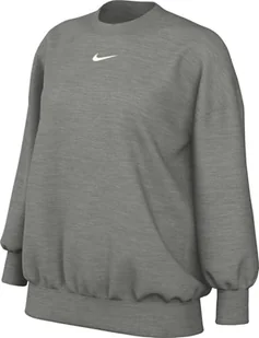 Nike Sportswear Phoenix Bluza damska z polaru oversize z okrągłym dekoltem, Dk Grey Heather/Sail, FZ4270-063, S - Bluzy damskie - miniaturka - grafika 1