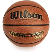 Koszykówka - Piłka do koszykówki dziecięca Wilson Reaction Pro 295 brown rozmiar 5 - miniaturka - grafika 1