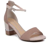Sandały damskie - Sandały na słupku damskie Marco Tozzi 28303-37 - miniaturka - grafika 1