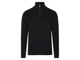 esmara Men Sweter troyer męski z bawełny (Czarny, XL (56/58)) - Swetry męskie esmara Men Sweter troyer męski z bawełny (Czarny, XL (56/58)) - Swetry męskie - miniaturka - grafika 1