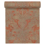 Tapety - Tapeta Ornament Metropolitan Stories 391192 pomarańczowo-złota winylowa na flizelinie - miniaturka - grafika 1