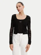 Swetry damskie - Guess Kardigan W5GR15 Z3E22 Czarny Regular Fit - miniaturka - grafika 1