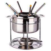 Zestawy do fondue - Secret de Gourmet Urządzenie do fondue praktyczny zestaw z widelczykami doskonały na imprezy B01AZ6NBT0 - miniaturka - grafika 1