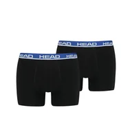 Majtki męskie - HEAD BOKSERKI MĘSKIE BASIC BOXER 2P BLACK 701202741 008 XL - miniaturka - grafika 1