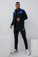 Dresy męskie - Under Armour dres sportowy męski kolor czarny - miniaturka - grafika 1