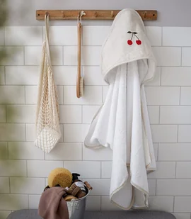 Natural - duży ręcznik kąpielowy z kapturem, personalizowany - Przewijaki - miniaturka - grafika 1