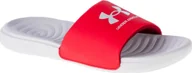 Klapki i japonki męskie - Under Armour Under Armour Ansa Fixed Slides 3023761-104 czerwone 41 - miniaturka - grafika 1