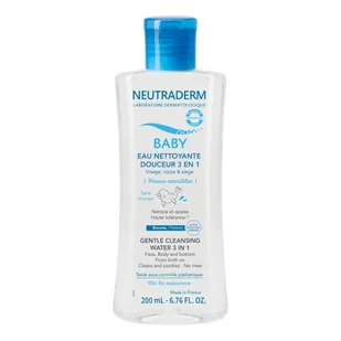 NEUTRADERM BABY Łagodna woda myjąca 3w1, 200ml - Problemy skórne - miniaturka - grafika 1