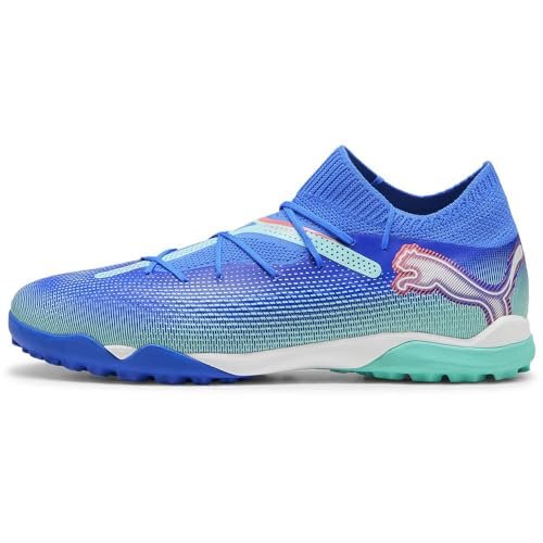 PUMA Unisex Future 7 Pro Cage buty piłkarskie, Bluemazing PUMA biała elektryczna mięta pieprzowa, 40.5 EU