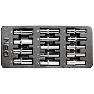 NEO-TOOLS Tools Tools 84-243 1/2"" 8-21 mm 14 szt 84-243 - Klucze i nasadki - miniaturka - grafika 1