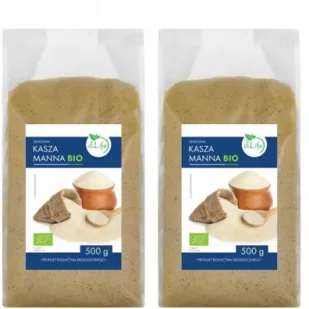 BioLife Kasza manna Zestaw 1 kg Bio - Kasza - miniaturka - grafika 1