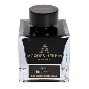 Atrament Zapachowy Jacques Herbin Prestige 50ml Noir Inspiration - Naboje i atramenty - miniaturka - grafika 1