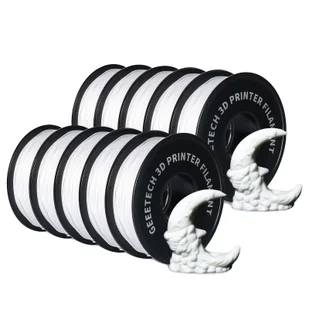 filament do drukarek 3D, średnica 1,75 mm, przyjazny dla środowiska materiał PLA, BIAŁY - Filamenty i akcesoria do drukarek 3D - miniaturka - grafika 1