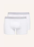 Majtki damskie - Hanro Bokserki Cotton Essentials, 2 Szt. weiss - miniaturka - grafika 1