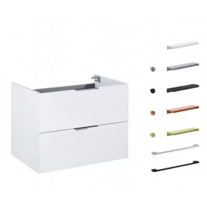 JELLOW 169333 Szafka bez blatu biały połysk 60 cm - Szafki łazienkowe - miniaturka - grafika 1