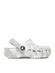 Crocs Klapki C-BAYA CLOG K 207016-1FS Szary - Buty dla dziewczynek - miniaturka - grafika 1