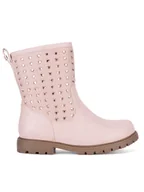 Buty dla chłopców - Nelli Blu Botki CS1575-05 Różowy - miniaturka - grafika 1