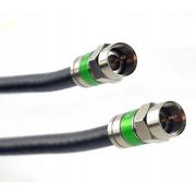 Kable - Gotowy kabel satelitarny z kompresowanymi wtykami F - F | 1m - miniaturka - grafika 1