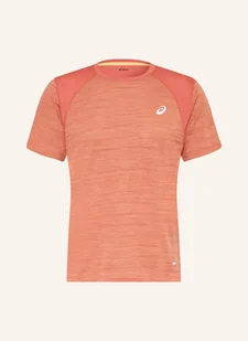 Asics Koszulka Do Biegania Road Ss pink - ASICS - Koszulki męskie - miniaturka - grafika 1