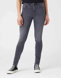 Wrangler High Rise Skinny Damskie Spodnie Jeansowe Soft Smoke W27Hzj29U-W27 L32 - Spodnie damskie - miniaturka - grafika 1