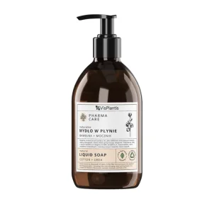 VIS PLANTIS PHARMA CARE MYDŁO W PŁYNIE BAWEŁNA + MOCZNIK 500ML - Mydła - miniaturka - grafika 1